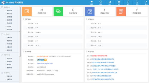 PHPSHE首页 文档和下载 B2C商城系统 OSCHINA 中文开源技术交流社区